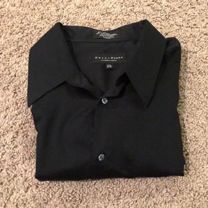 Men’s XL crazy horse long sleeve button down